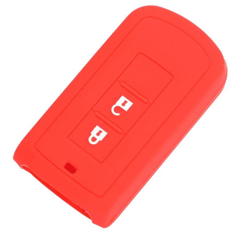 Jingyuqin 2b Силиконовый чехол для ключа автомобиля для Mitsubishi Outlander 10 Lancer Pajero Sport EX ASX Colt L200 Inteligentne