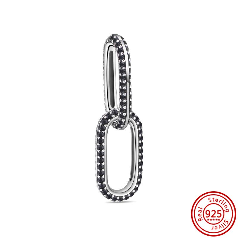 Новые серьги Me из стерлингового серебра 925 пробы с круглыми соединительными звеньями, подвесками в виде бабочки, подходят для оригинального браслета ME, сделай сам, ювелирный подарок