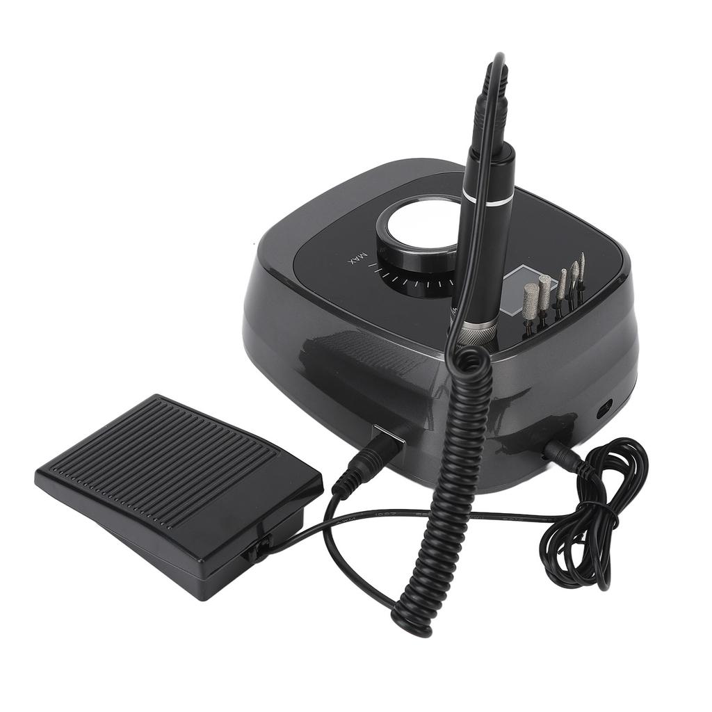 Electric Nail Drill Machine 40000RPM CW CCW Rotation Speed Adjust Nail Polishing Grinding Machine