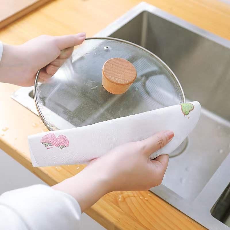 200 PCS Disposable Kitchen Oil Absorbent Paper Washable Dish Towel Non-Toxic Kitchen Tissue Paper
