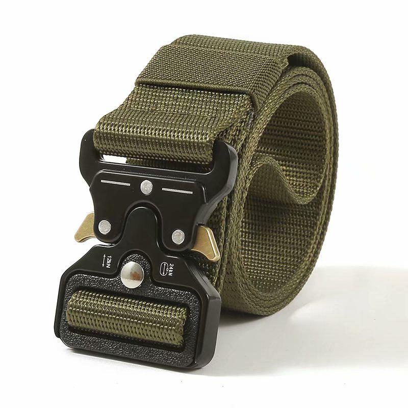 Tactical Belt Youth Casual Nylon Outdoor Military Training Camping Belt Adjustable Belt