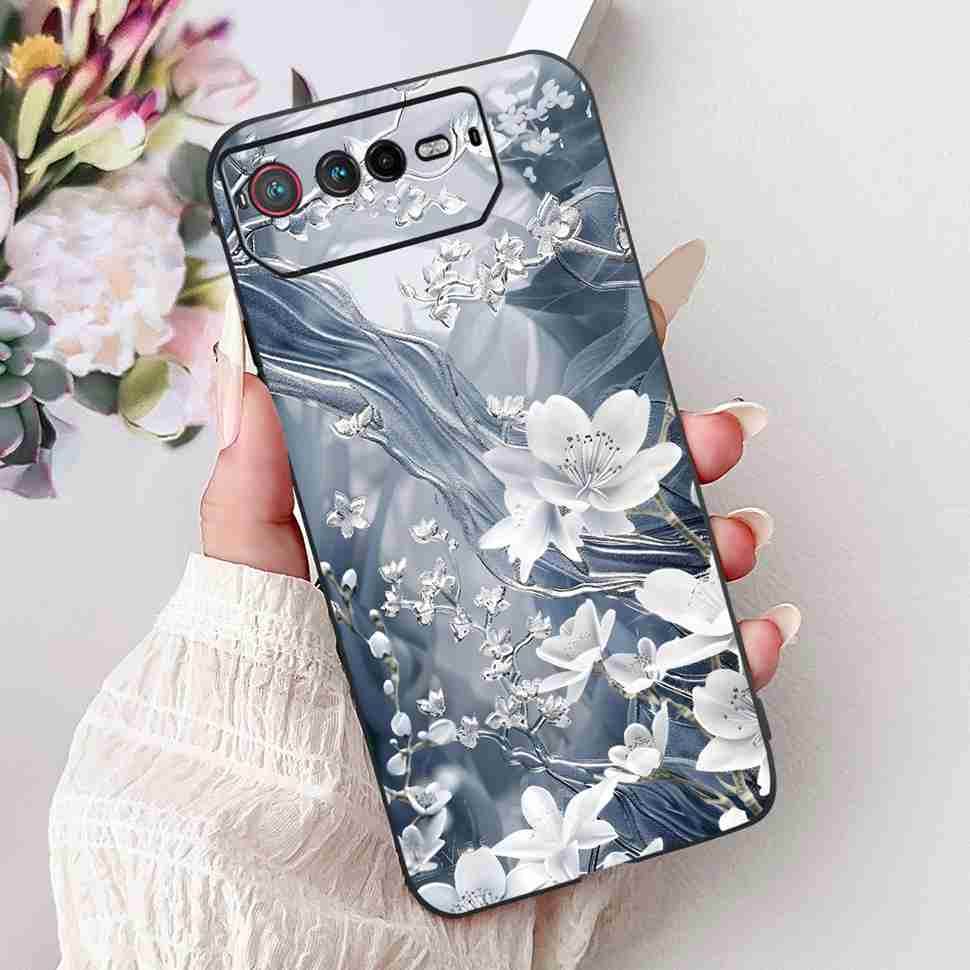 For Asus ROG Phone 6 6.78" Case Dragon Cartoon Rabbit Soft Silicone TPU Black Cover For Asus ROG 6 AI2201_C Bumper Phone Shell