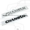 Совместимо с логотипами автомобилей CHANGAN для моделей CS75/CS35: Наклейки на багажник с английской надписью.