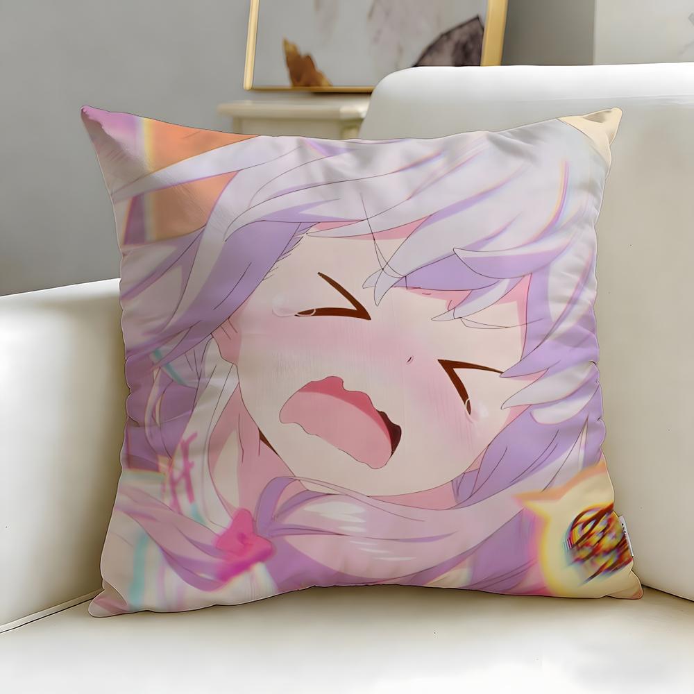romance anime Eromanga Sensei Cushion Cover Soft EasyWash Pillow Case Versatile for Couch Bed Travel and Office
