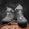 Retro Men Shoes 2024 Winter Plush Warm Cotton Shoes Martin Boots Outdoor Mountaineering Work Sports Shoes Botas Para Hombre