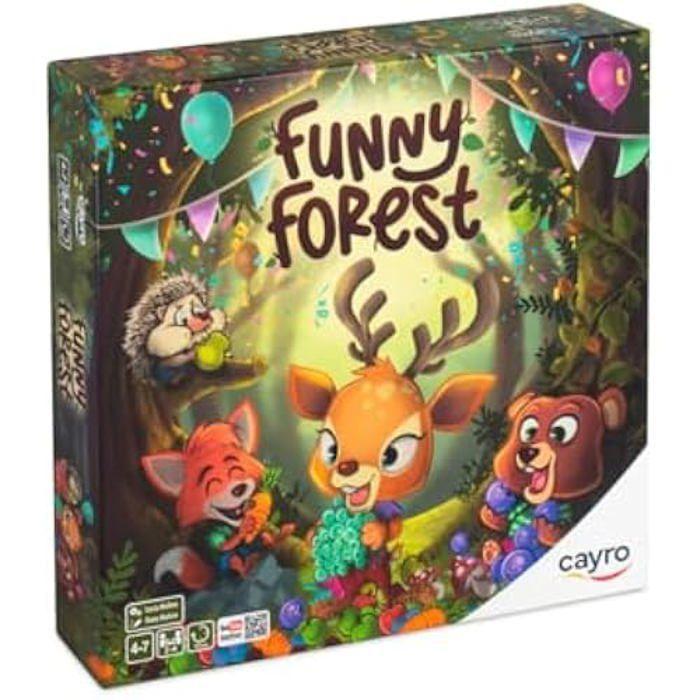 Jeu de Société - CAYRO - Funny Forest - 2-4 Joueurs - Collecte de Nourriture - Amusement