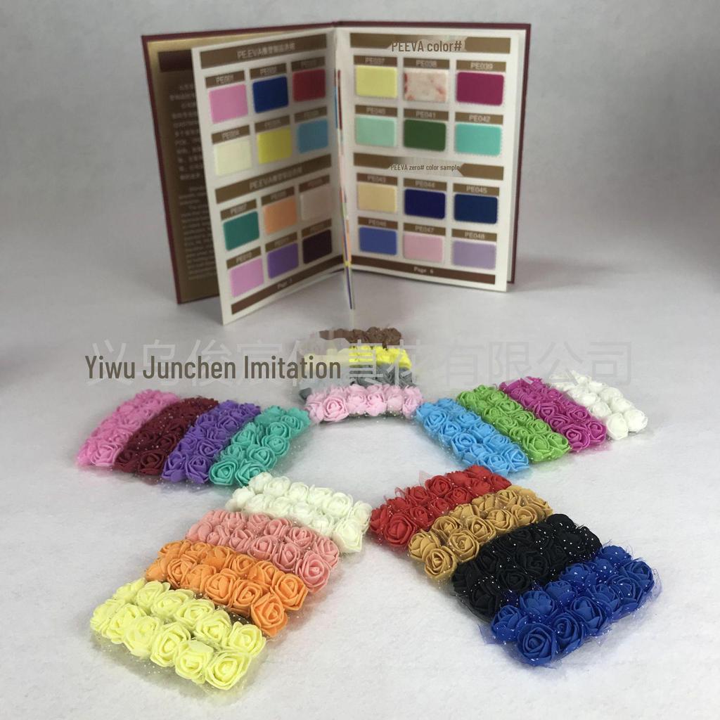 144 розы из пряжи 2,5 см своими руками - цветы из пенополиэтилена для свадебных и конфетных венков