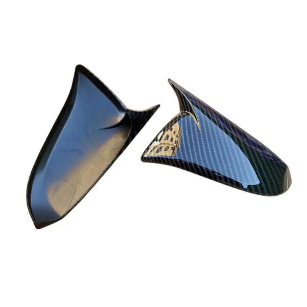 Для Toyota Highlander 2014-2020 Крышка бокового зеркала заднего вида автомобиля Накладка на крыло Наружная наклейка на дверь автомобиля Чехол Накладка Вид карбонового волокна