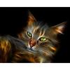 Diamond Painting 5D DIY Mosaic Full Round Diamond Embroidery Shine Cat Animal Cross Stitch Decoration Home