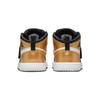 Детские кроссовки Air Jordan Sky Jordan 1 SE TD Gold Toe Black Metallic-Gold White DV6068-071