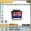Android 13 для Chevrolet Captiva I 1 2006-2011 автомобильный радиоприемник стерео мультимедиа навигация GPS беспроводной Carplay 2 Din экран