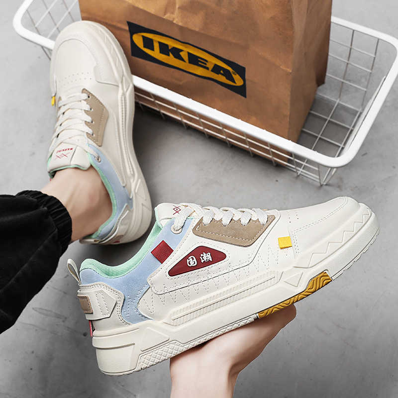 Fashion Slip-resistant Zimni Red Shoes For Men Vulcanize Designer Sneakers Mens Brown Tennis Sports Shooes New Collection