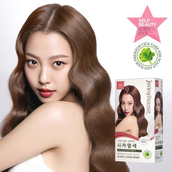 JENNY HOUSE Premium Hair Color Cream 5 Types, Choose 1 (for Dyeing)