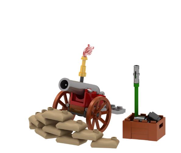 MOC средневековые военные наполеоновские пушки, строительные блоки, замок, рыцари, фигурки солдат, карета, траншея, оружие, кирпичи, игрушки для мальчиков