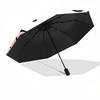 1pc Hello Kitty Automatic Folding Umbrella - Portable Tri-Fold Design with 8-Bone Iron Frame, Perfect for Outdoor Use, Festive Gifts, Travel, Daily Us