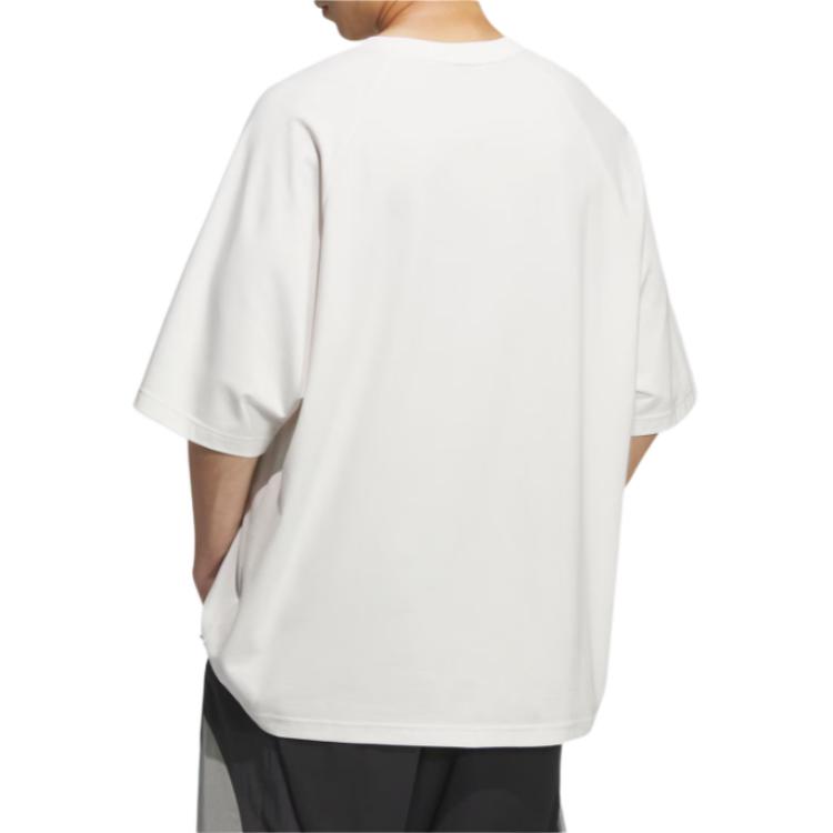 adidas FOS SS25 Свободная посадка Круглый вырез Модная Универсальная Футболка с коротким рукавом Мужские топы KH1487