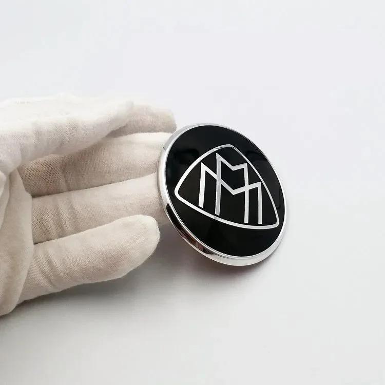 Металлические стоячие эмблемы Maybach на капот автомобиля, 3D задний логотип, стандартные боковые для S, GLS, S400, S500, S600 W222, значок, аксессуары