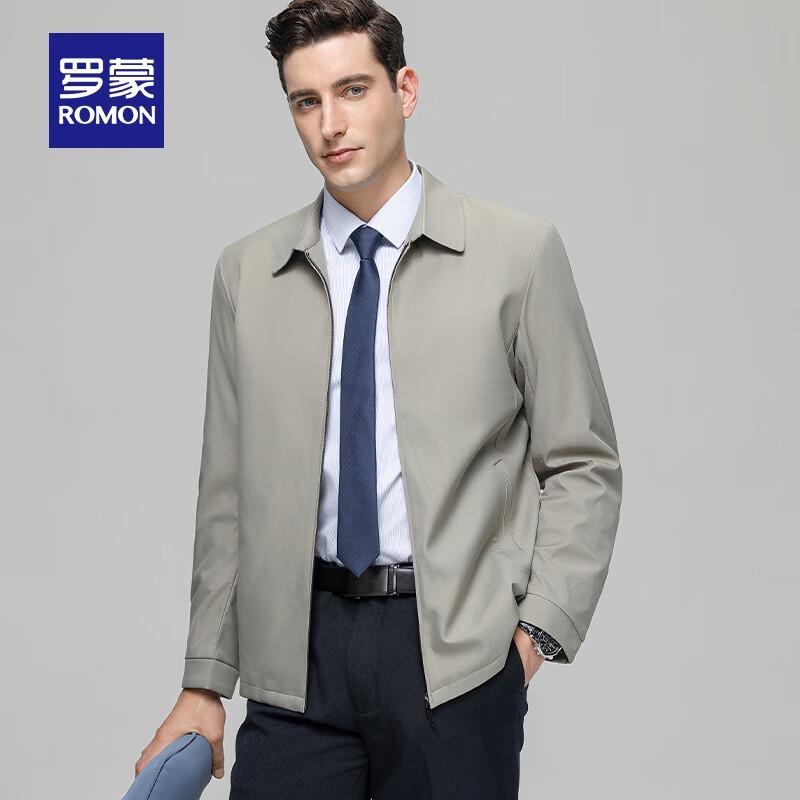 ROMON Men's Business Casual Lapel Jacket