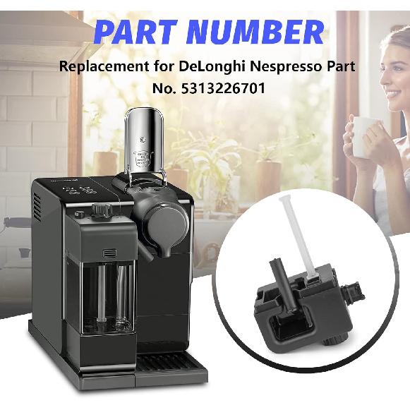 5313226701 Замена для Nespresso Delonghi Lattissima Plus Трубка для молока, всасывающая силиконовая трубка (2-Pack)