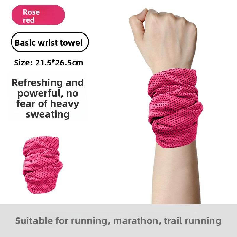 Sports Anti-Sweat Wristband for Running - Cold-Feeling Wrist Support - Fitness Equipment for Both Men and Women - Breathable and Portable