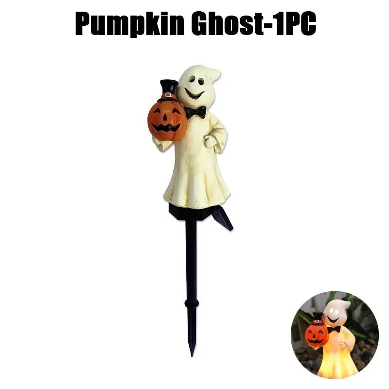 5 шт. солнечное украшение на Хэллоуин наружное освещение творческая атмосфера водонепроницаемый двор украшение сада смоляной тыквенный фонарь