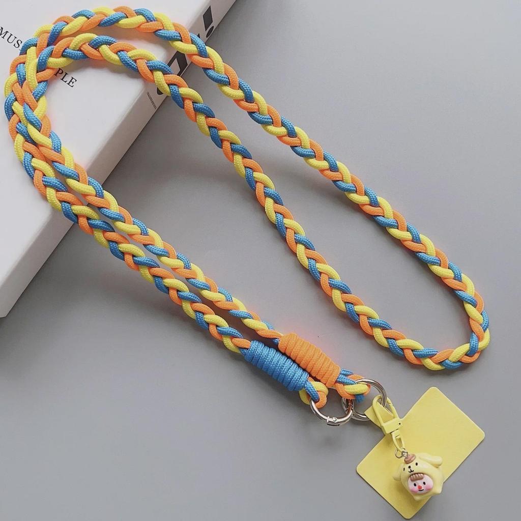 Универсальный шнур для мобильного телефона для скалолазания на открытом воздухе с динамиком Bee, пеньковой веревкой и ремнем через плечо для мужчин и женщин