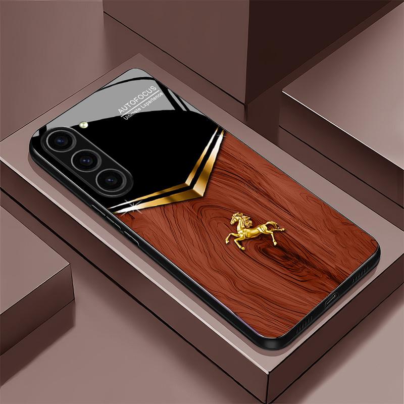 Модные чехлы для телефонов Горячая Распродажа чехол s26 ultra Стеклянный чехол для телефона для Samsung Galaxy S26 S25 S24 S23 S22 FE Ultra Plus Для мужчин девушек