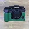 Получехол из натуральной кожи XT5 для камеры Fujifilm XT5 Fuji X-T5, с нижним отверстием, магнитная крышка
