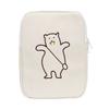 Possipic Honey Bear Thick Tablet Laptop Pouch, Beige