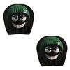 2PCS Exaggerated Car Headrest Covers Car Seat Headcover  Halloween Christmas Holiday