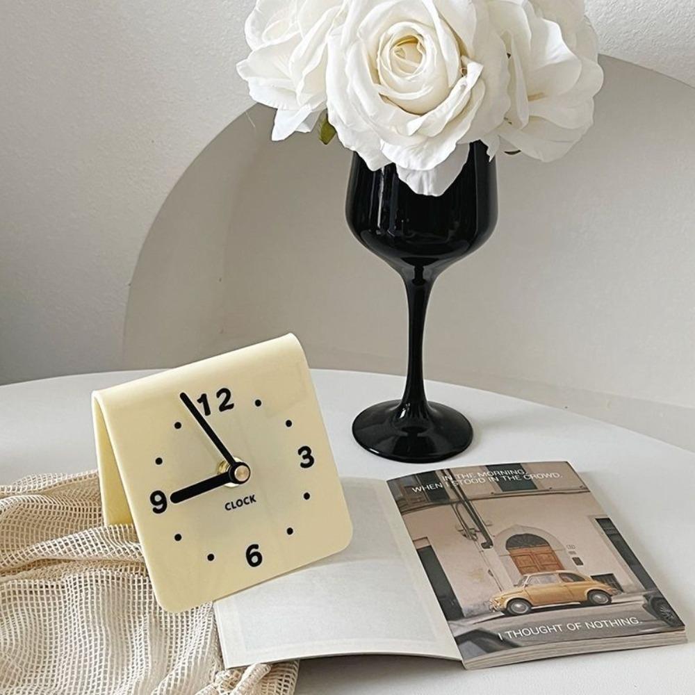 Minimalist Bedside Table Clock Acrylic Desk Clock Office Decor Tabletop Clock Bedroom