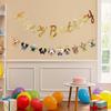 Paper Happy Birthday Banner Cute Animal Animal Birthday Banner Pet Theme Banner  Baby Shower
