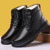 Men's Winter Men's Boots Medium and High Top Shoes Short Cotton Shoes Snow Boots Leather Boots Martin Boots