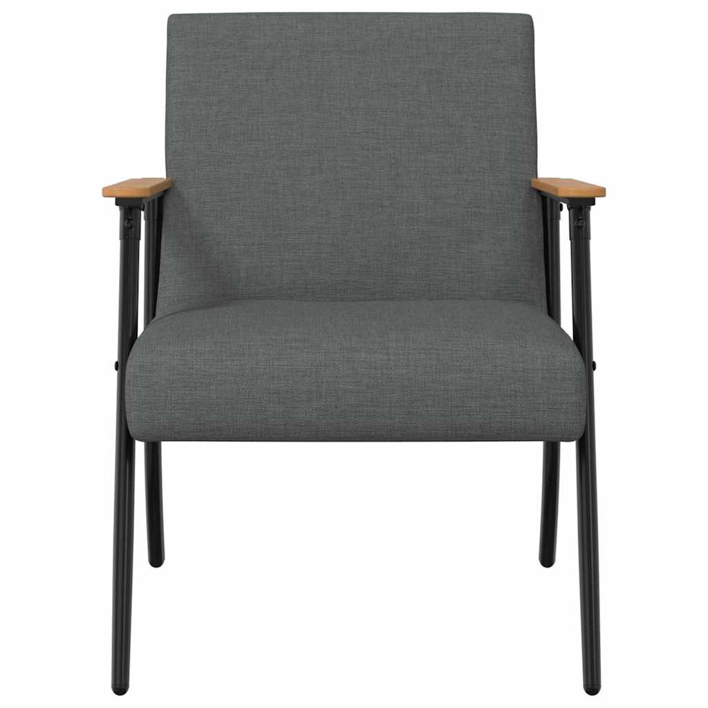 Armchair Dark Grey Fabric