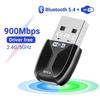 900Mbps Network Card WiFi 6 Bluetooth 5.4 Adapter Dual Band 2.4G&5GHz USB Network Wireless Wlan Receiver For Win10/11 Drive Free