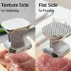 Stainless Steel Double-Sided Square Meat Tenderizer Hammer Food-Safe Kitchen Tool for Pork Chops Meat Tenderizing Appliance 4