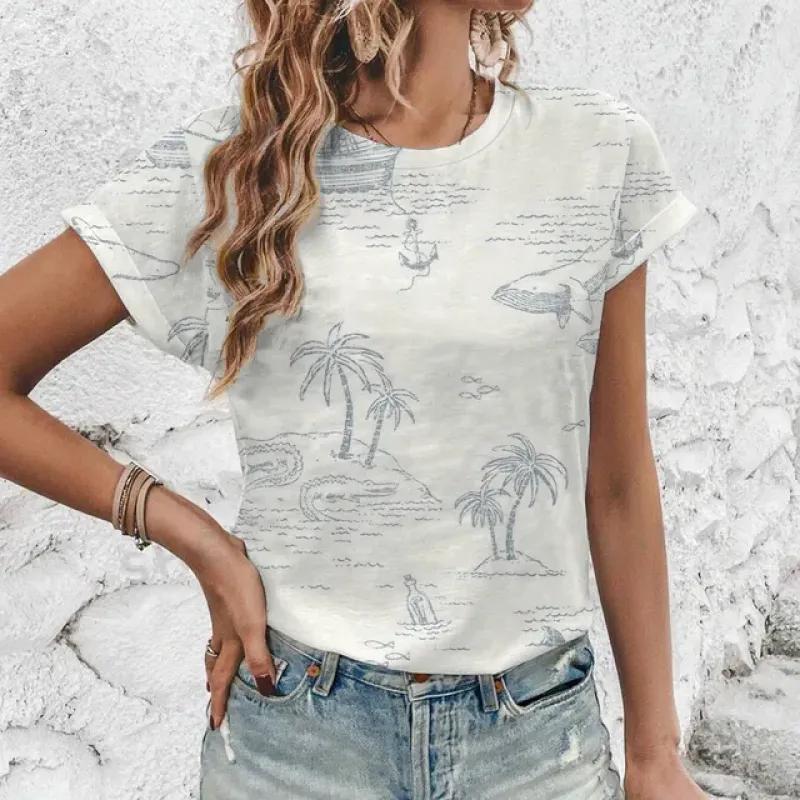 Высококачественная простая удобная футболка с круглым вырезом, летняя повседневная дышащая женская футболка, новая модная футболка с принтом фламинго