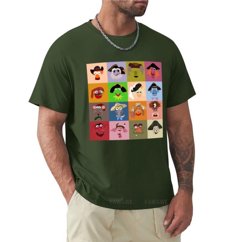 Treasure Island Pirates Tshirt Anime Tshirt Aesthetic Clothes O Neck Shirt Unisexs Graphic Tshirts Hip Hop