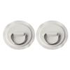 2pcs Inflatable Boat Kayak DRing Pad Patch PVC Marine Stainless Steel Fixed Buckle(Gray )