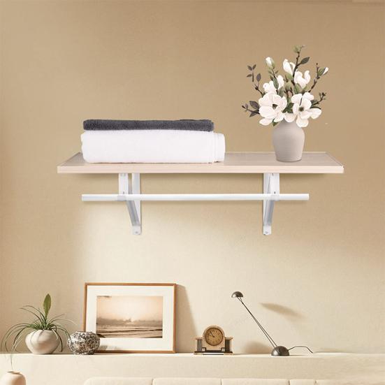 Настенный кронштейн для штанги для шкафа Нержавеющий Коррозионностойкий Устойчивый к нагрузкам Простая установка Шкаф для тяжелых условий эксплуатации