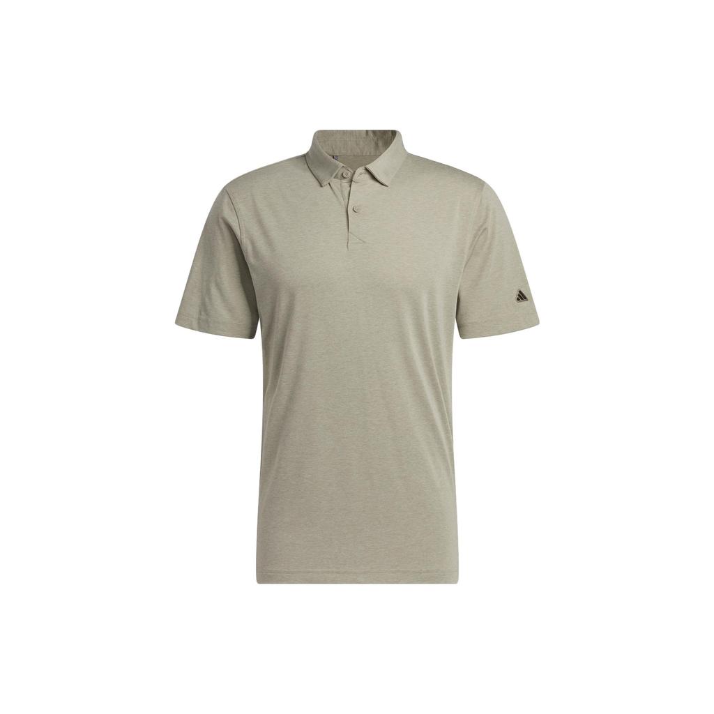Adidas Go-To Polo Solid Logo Collar Sports Short Sleeve Polo Shirt Men Polo Shirts Pebble-Grey HS1110