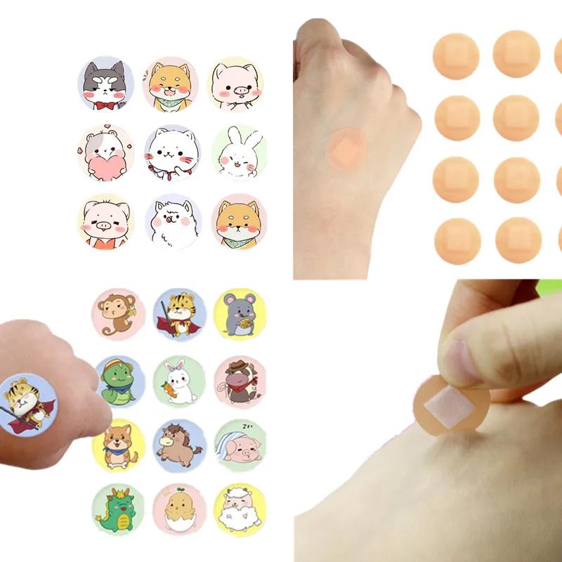 120 шт./лот мультяшный рисунок животного пластырь гемостаз пластыри первый набор для оказания первой помощи раны пластыри для детей