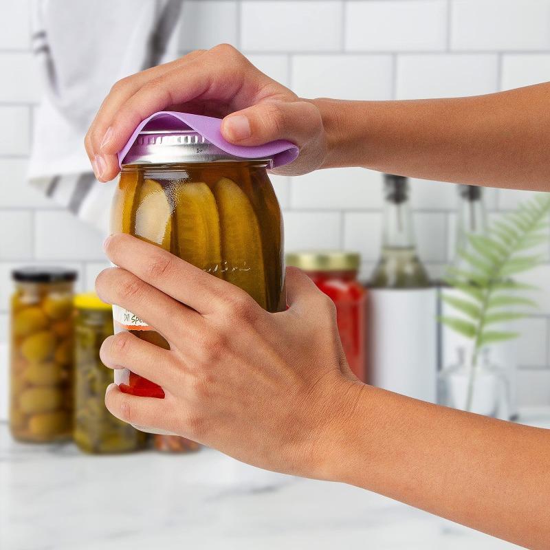 Silicone-assisted Pad for Weak Hands, Silicone Bottle Opener, Can Opener, Lid Opener, Clip Pad, Multi-color