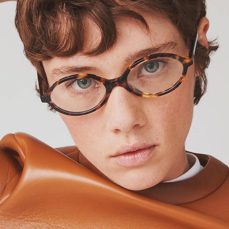 Женские очки, ретро овальные оправы очков, новые оправы очков для женщин