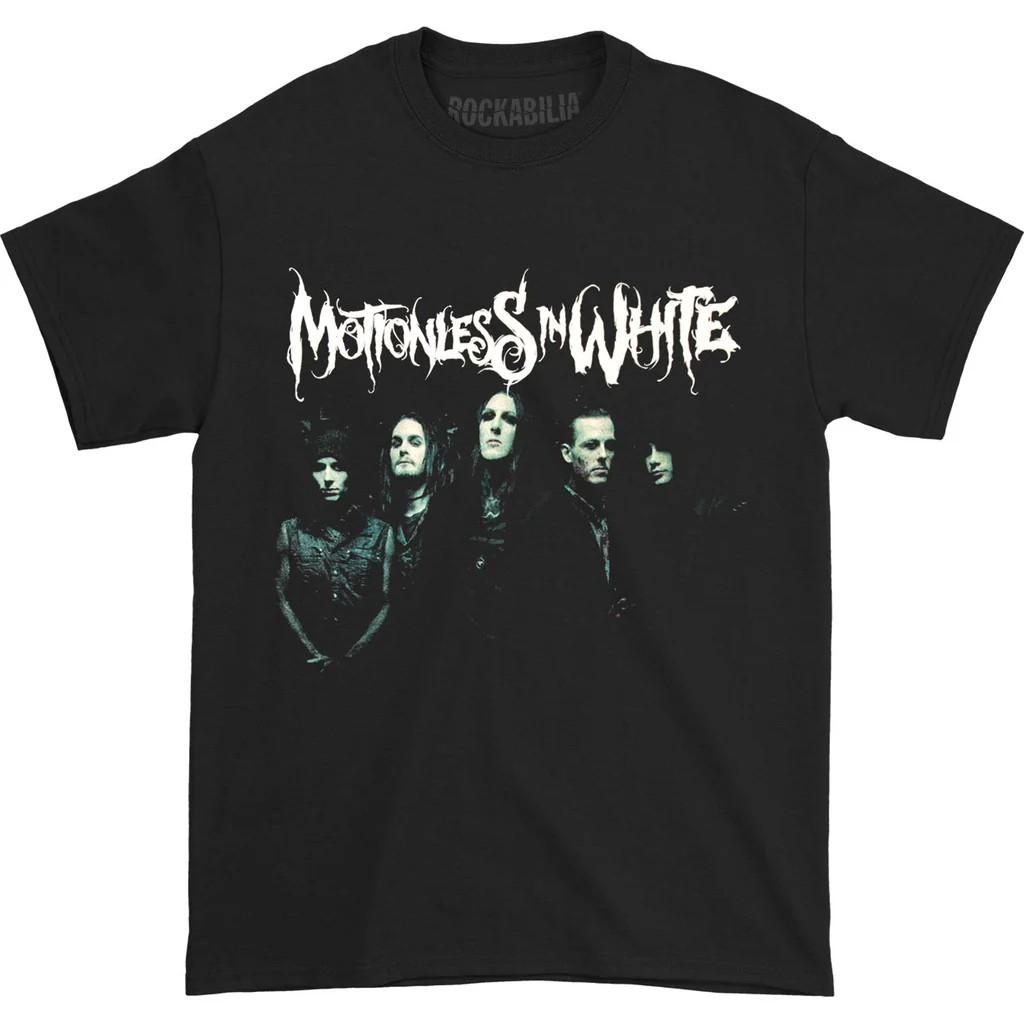 Винтажная футболка с коротким рукавом Motionless In White S-4XL Унисекс VA182 Унисекс Футболка