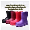 Women's Velvet Warm Anti Slip Waterproof Snow Boots Kitchen Laundry Work Shoes