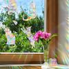 Радужные наклейки на окна ПВХ Suncatcher Prism неклеящиеся наклейки водонепроницаемые статические наклейки для украшения стеклянных дверей окон дома стены