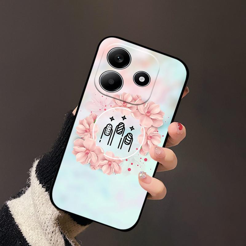 Чехол для Redmi Note 14 4G 5G Модный Милый Защитный Мягкий Силиконовый ТПУ Чехлы для Телефона Защитная Накладка Бампер для Телефона Redmi Note14