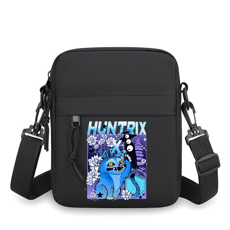 Animation Cartoon Peripheral Simple Multi-Function Portable Mini Square Bag Men'S Casual Shoulder Messenger Bag