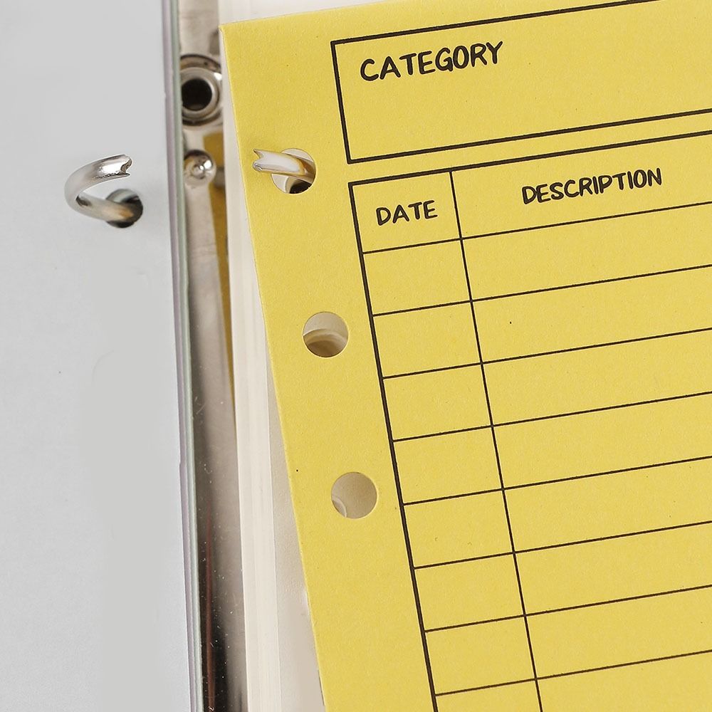 Экономия денег Картон Денежный конверт Кавайный A6 Папка Планировщик бюджета Офисные принадлежности